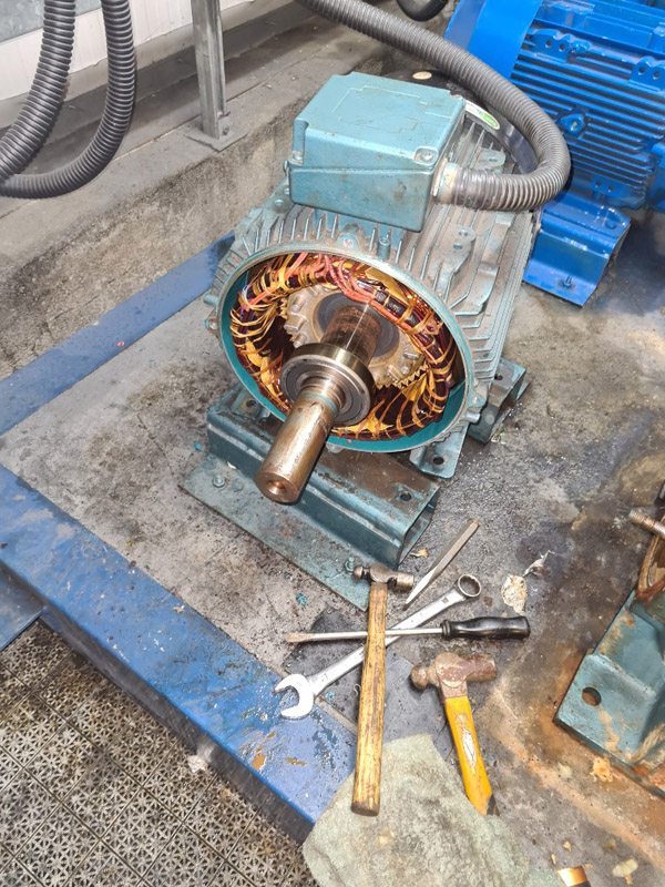 Chilled Water Pump Refurbishment Project at Bluefan Group